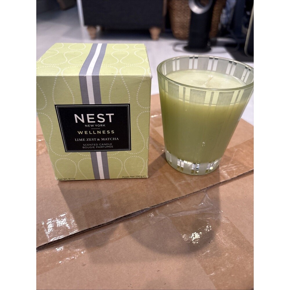 Nest New York Wellness Lime Zest & Matcha Candle, 8.1 Oz